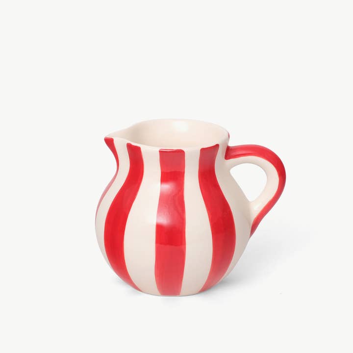 Casa Atlântica - Wholesale Jug - Striped multicolored painted ceramic jug4