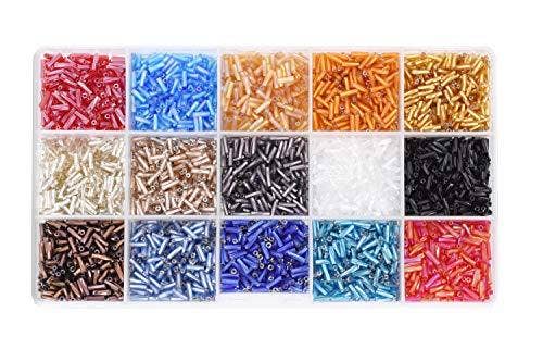 Mandala Crafts - Wholesale Beads - Glass Seed Beads Variety Pack for Jewelry Making1