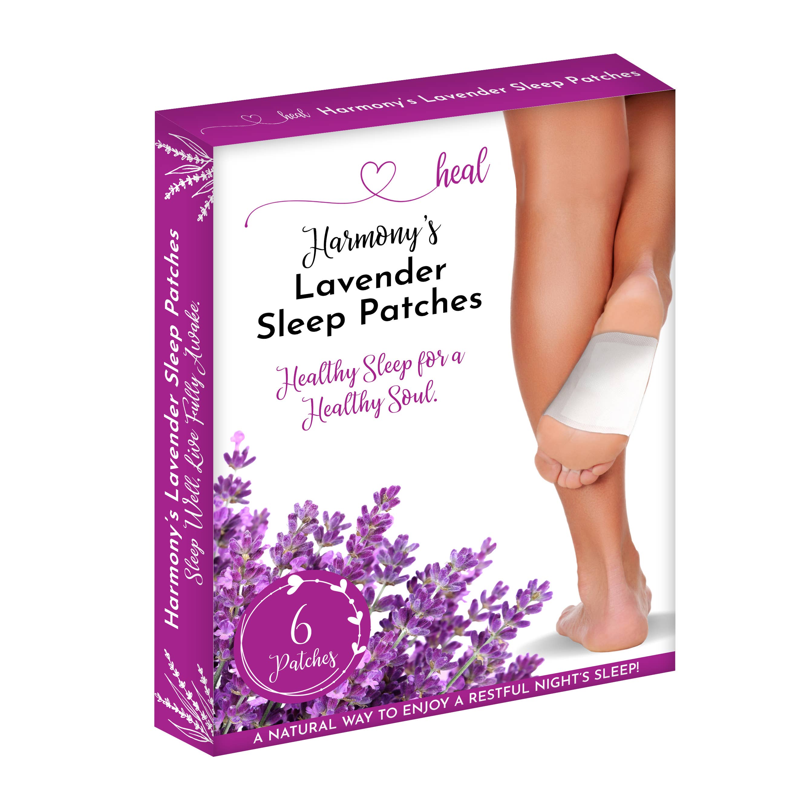 Healthy Energy Amazing Life - Vente Masques pour les pieds - Patchs de sommeil Bodytox lavande7