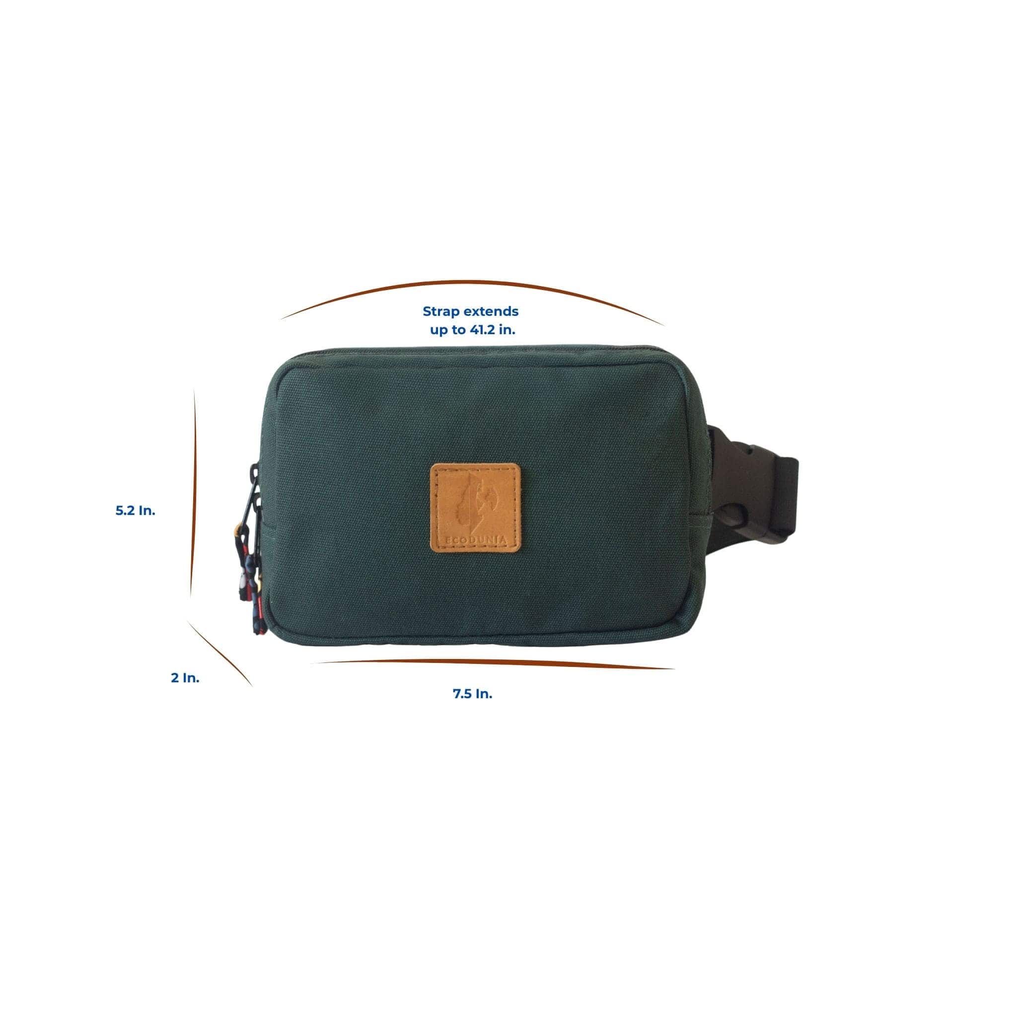 Ecodunia - Wholesale Belt Bag - Unisex - Canvas Crossbody Belt Bag Pouch, The Everywhere Belt Bag 1L71