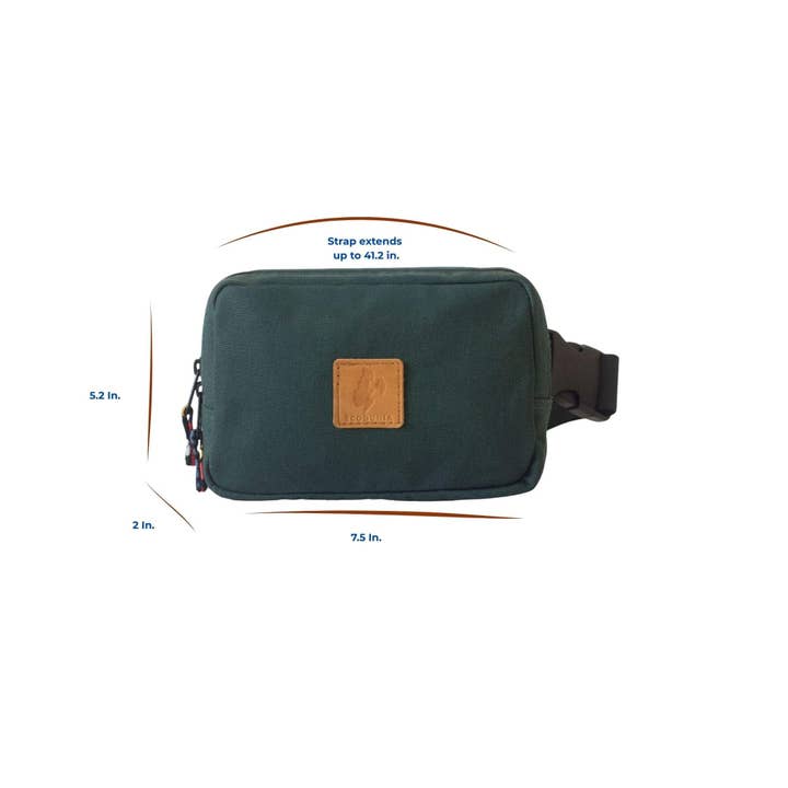 Ecodunia - Wholesale Belt Bag - Unisex - Canvas Crossbody Belt Bag Pouch, The Everywhere Belt Bag 1L71
