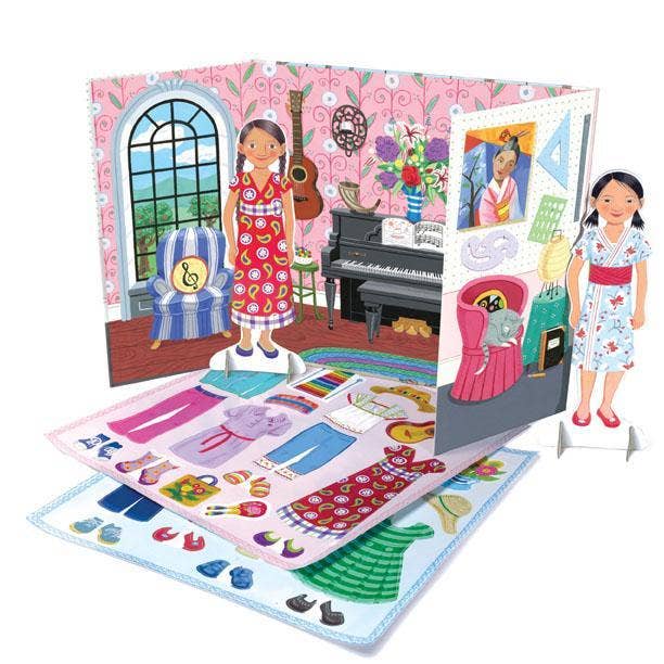 eeBoo - Wholesale Art Set - Kids & Baby - Musician & Artist Paper Doll Set2