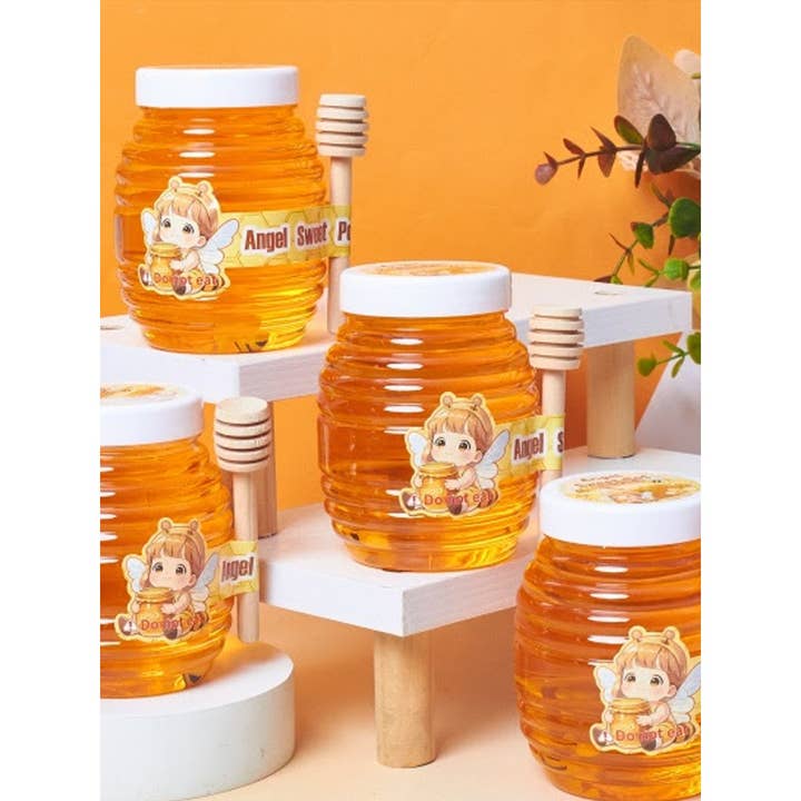 Large Honey Jar with Stick Slime Toy for wholesale by Love and Repeat