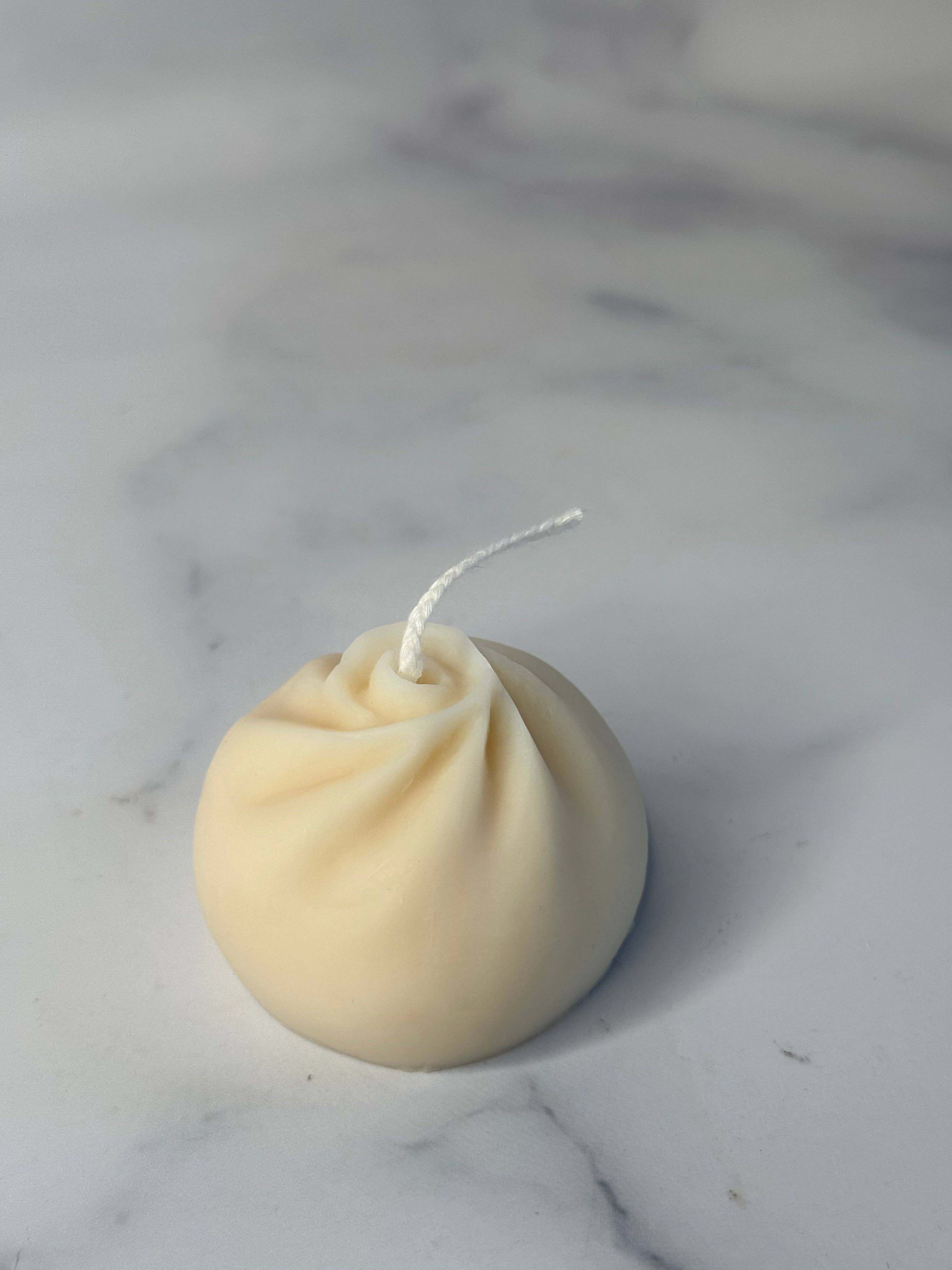 White Dumpling Candle for wholesale on Faire2