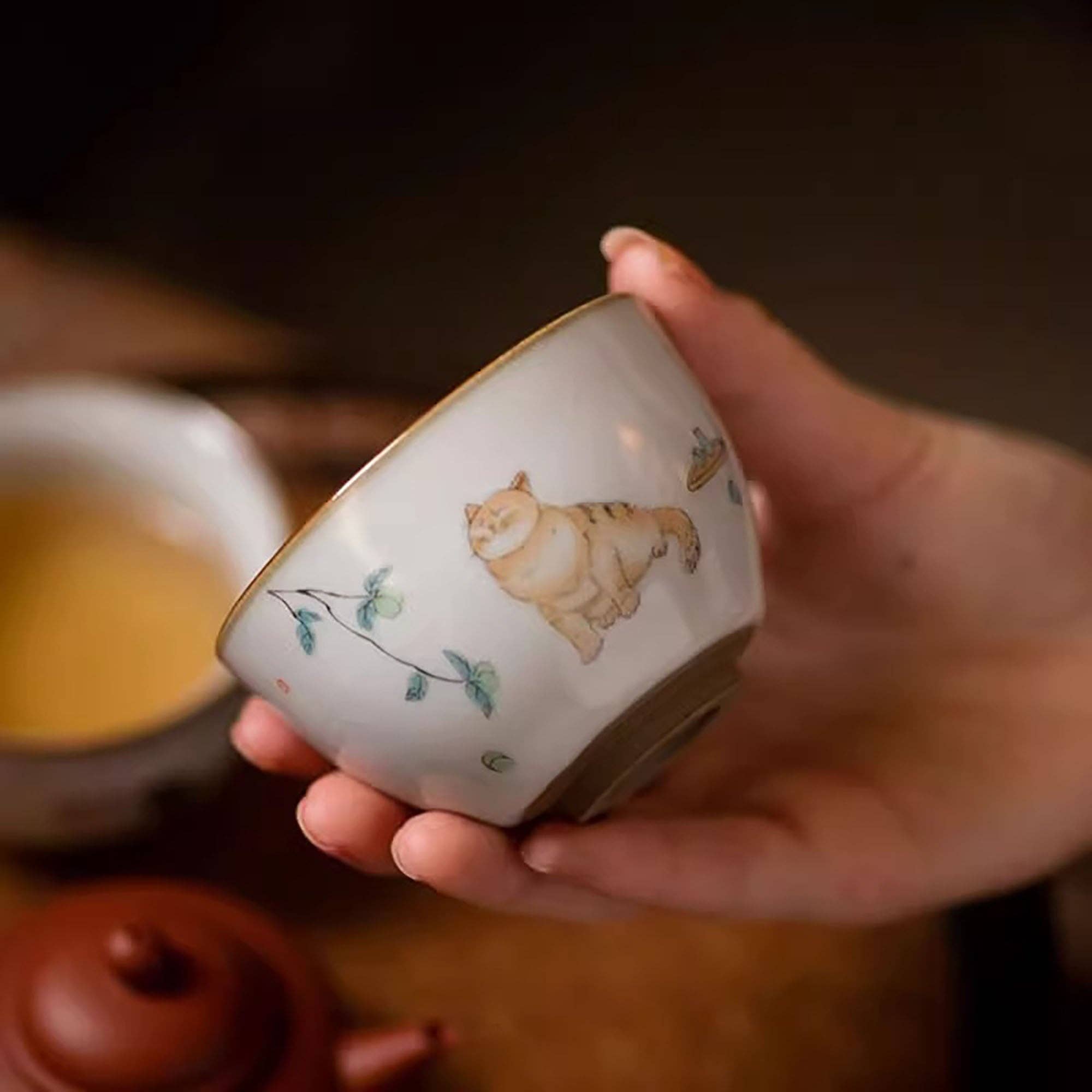 MinoCraft - Wholesale Coffee/Tea Cup - Ru porcelain master tea cup6