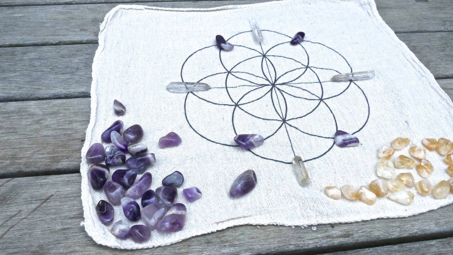 Variety Seed of Life - Crystal Grid Cloth for wholesale on Faire3