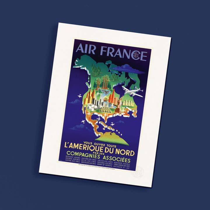 Oneart - Wholesale Poster - Air France Poster / North America - AFL00502