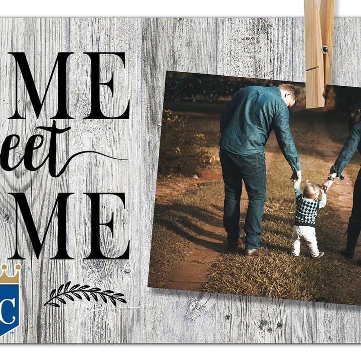 Cornice per mollette Kansas City Royals Home Sweet Home 6x12 per la vendita all'ingrosso da parte di Fan Creations