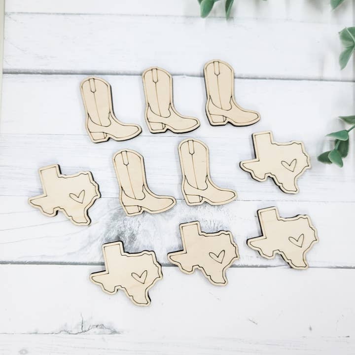 The Purple Chickadee - Wholesale Board Game - Tic-Tac-Texas Wooden Game 1