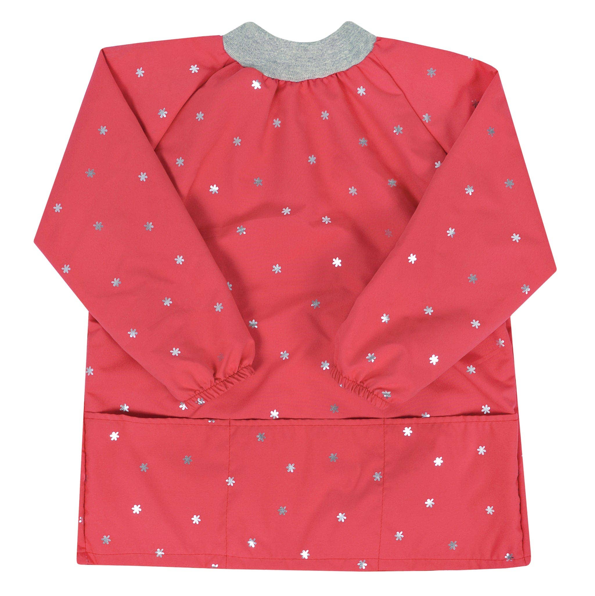 Perlimpinpin - Wholesale Apron - Kids - Kid Smock - Silver Flowers0