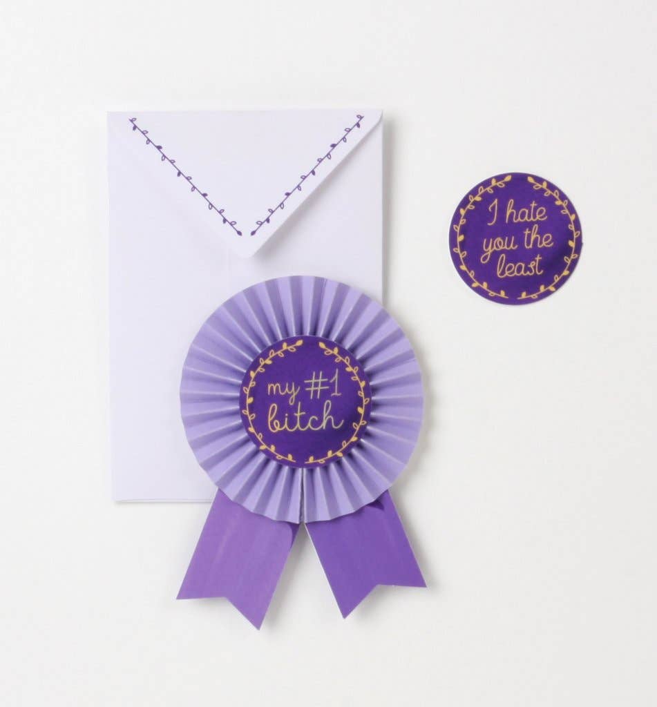 UWP Luxe - Wholesale Everyday Greeting Card - Prize Ribbon Pop-Up Card3