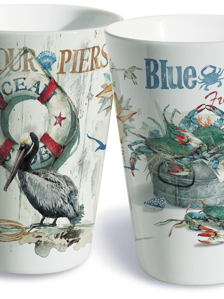 BD Coffee Mug, 4.75" Tall, 12oz, Microwave & Dishwasher Safe for wholesale by Lissom Design