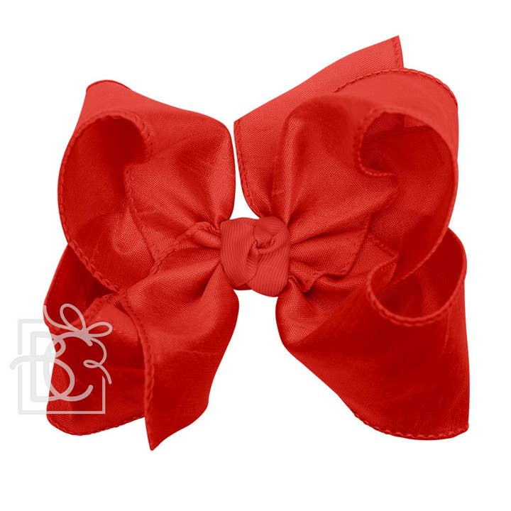 Beyond Creations, LLC - Wholesale Hair Bow - Kids - SILK BOW ON CLIP7