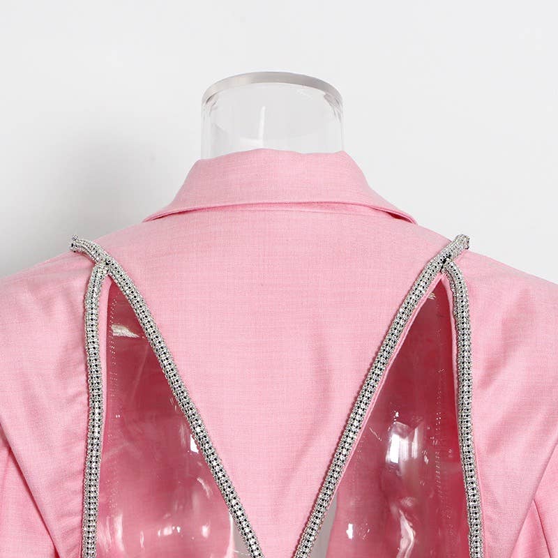 Productseeker – Casaco de fato – Mulher por atacado – Bl9-Y Casaco de Terno Diamante Sem Costo Outono - Versátil e Sexy14