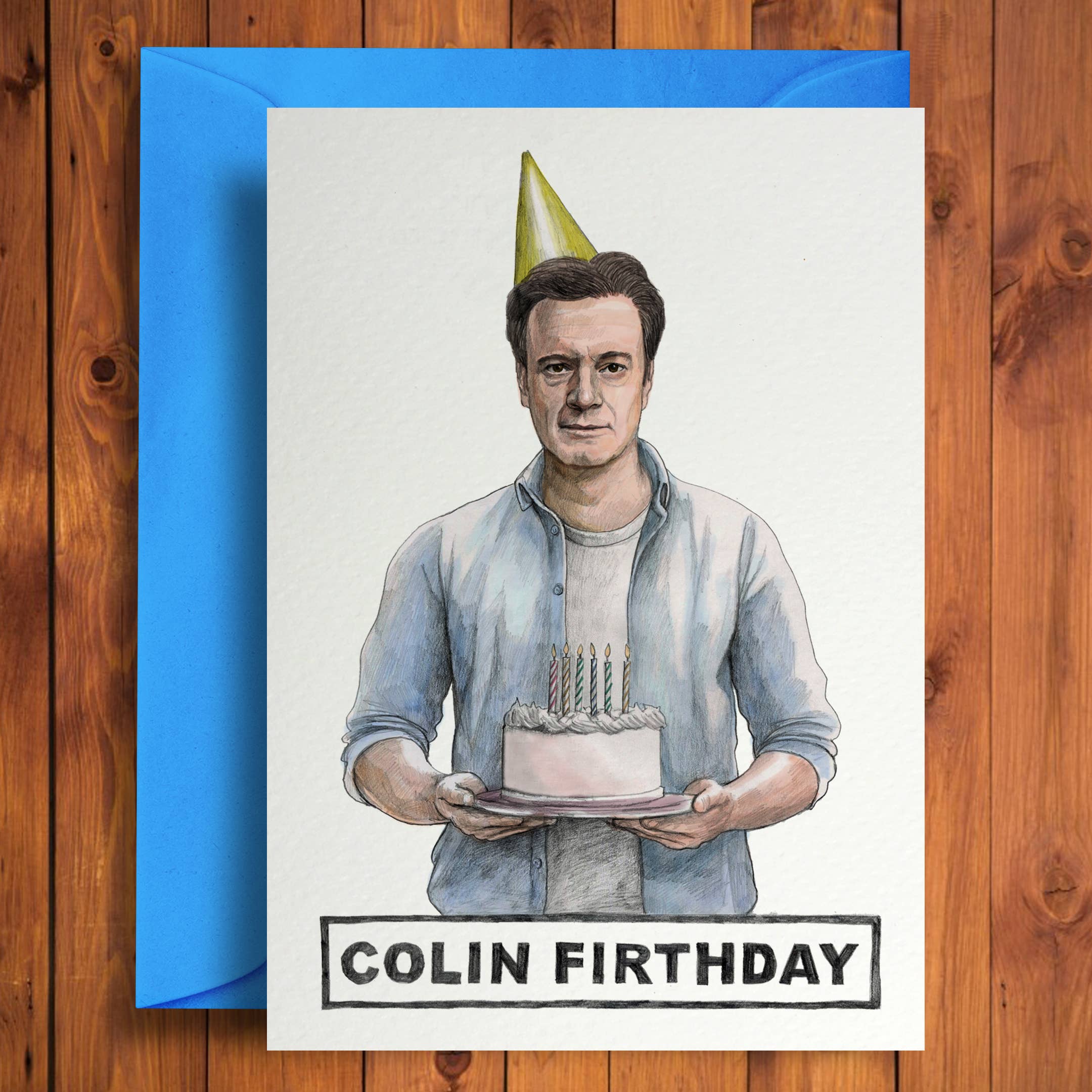 Quite Good Cards - Wholesale Birthday Card - Colin Firthday – Funny Birthday Pun Card0