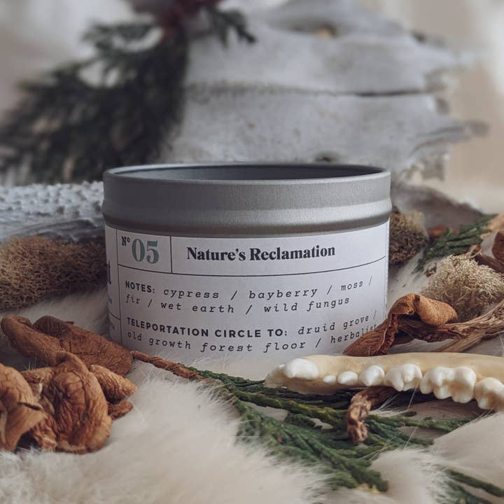 Nature's Reclamation Candle for wholesale by Yaniir