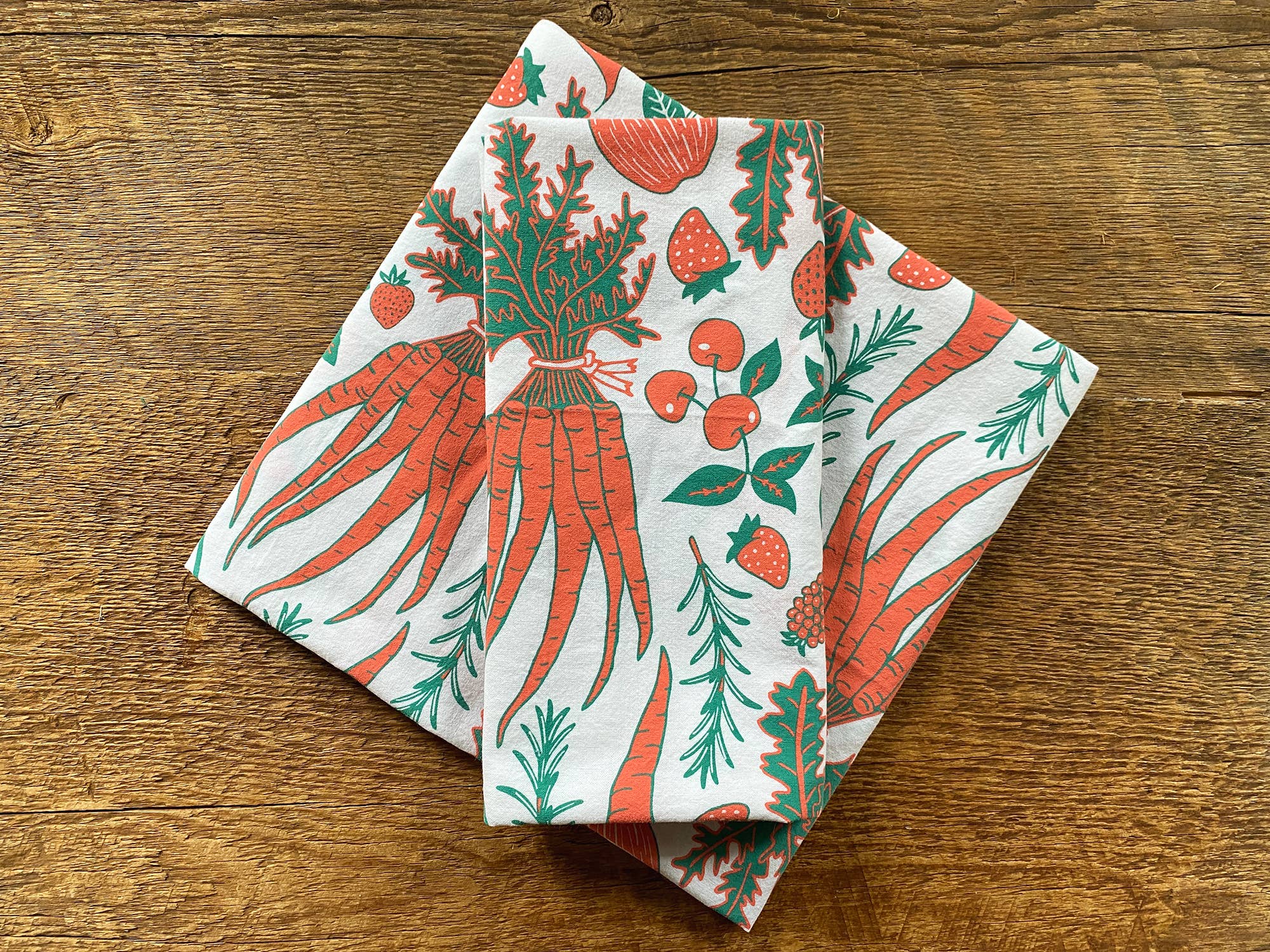 Noteworthy Paper & Press - Wholesale Tea Towel - Fruit & Veggies Tea Towel1