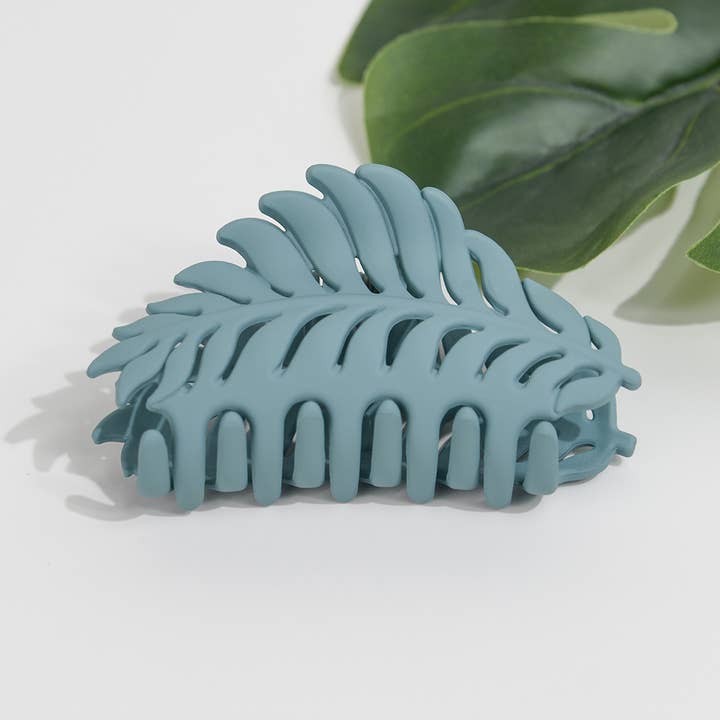 TheDivaSoap - Wholesale Hair Clip - Women's - Matte Leaf Hair Claw Clip6