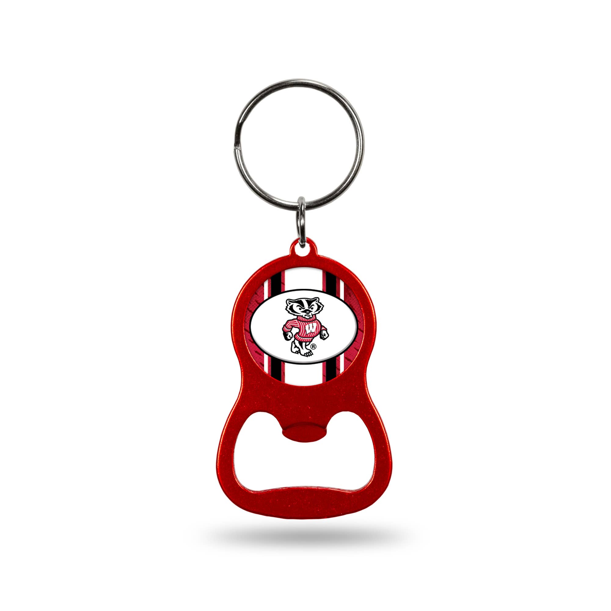 Rico Industries - Wholesale Keychain - Unisex - NCAA  Wisconsin Badgers Red Bottle Opener Colored Keychain0