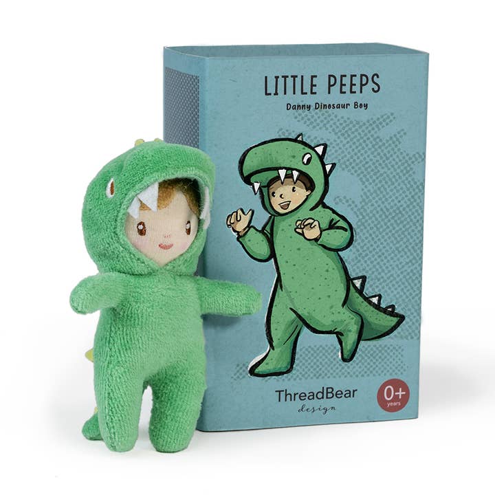 Little Peeps Danny Dinosaur for wholesale by ThreadBear Design (Ship from Canada)