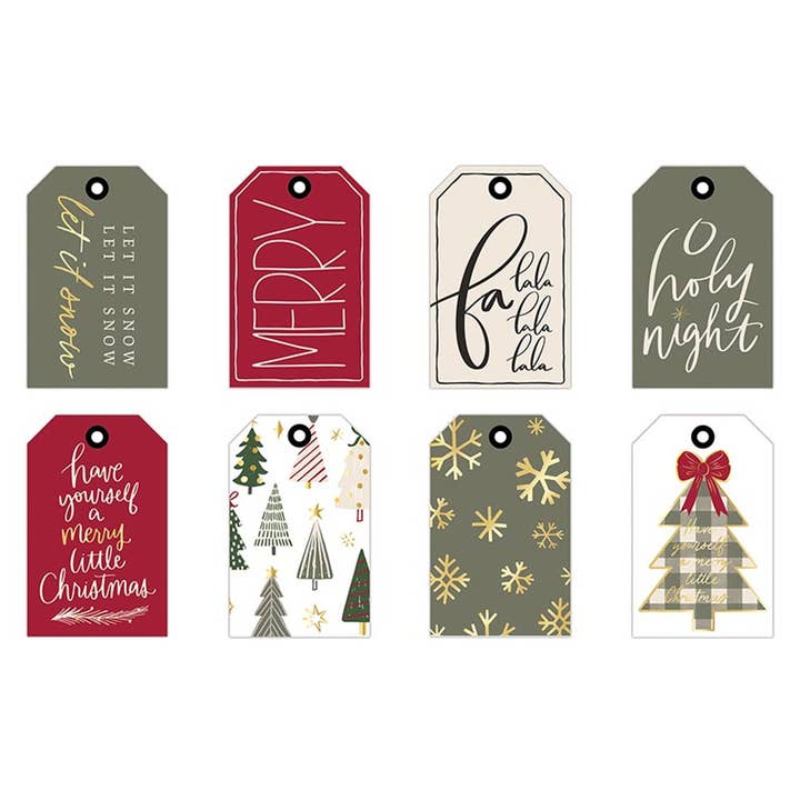 Gift Tag Book - Let It Snow for wholesale by Santa Barbara Design Studio by Creative Brands