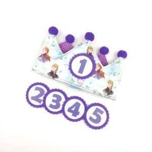 My nube azul - Wholesale Party Hat/Crown - corona de cumpleaños reversible congelada