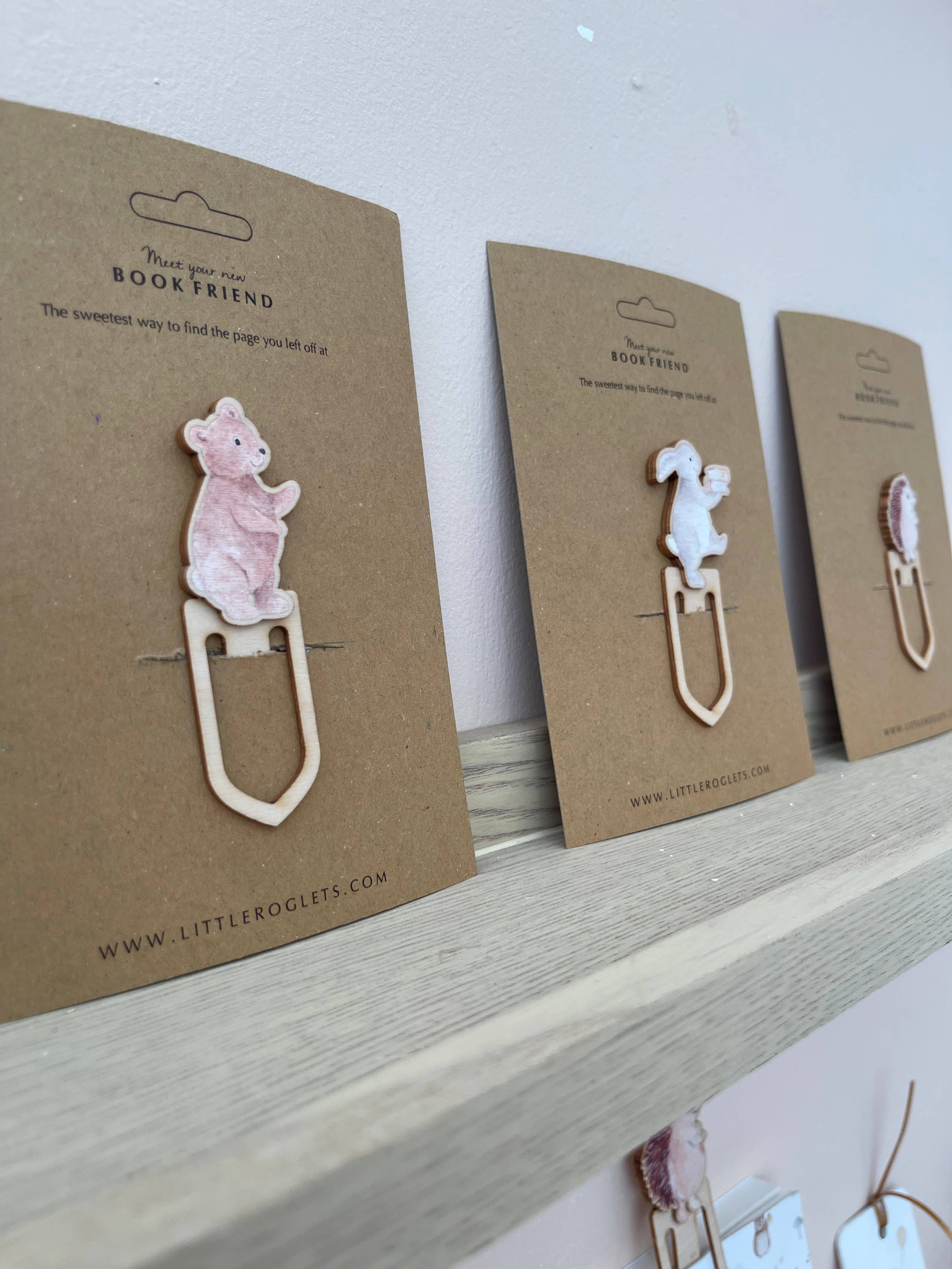 Little Roglets – wholesale Bookmark – Bear Bookmark | Wooden Bookmark | Children’s Gifts  4