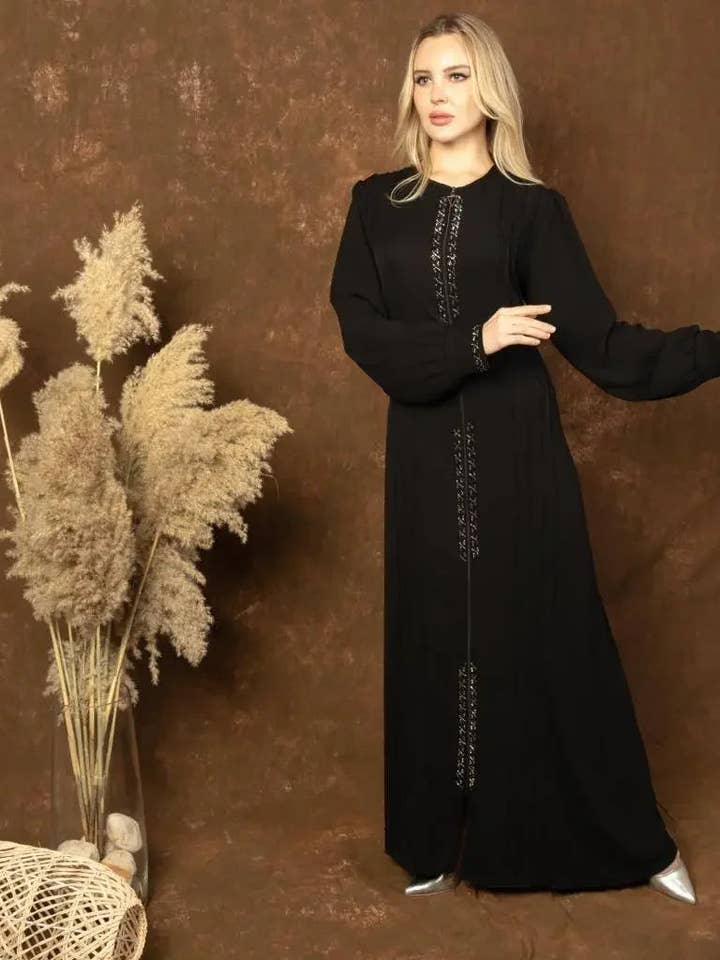Palestinian Elegance - Wholesale Kaftan - Women's - Modesty Abaya: Stylish Comfort and Modest Coverage8