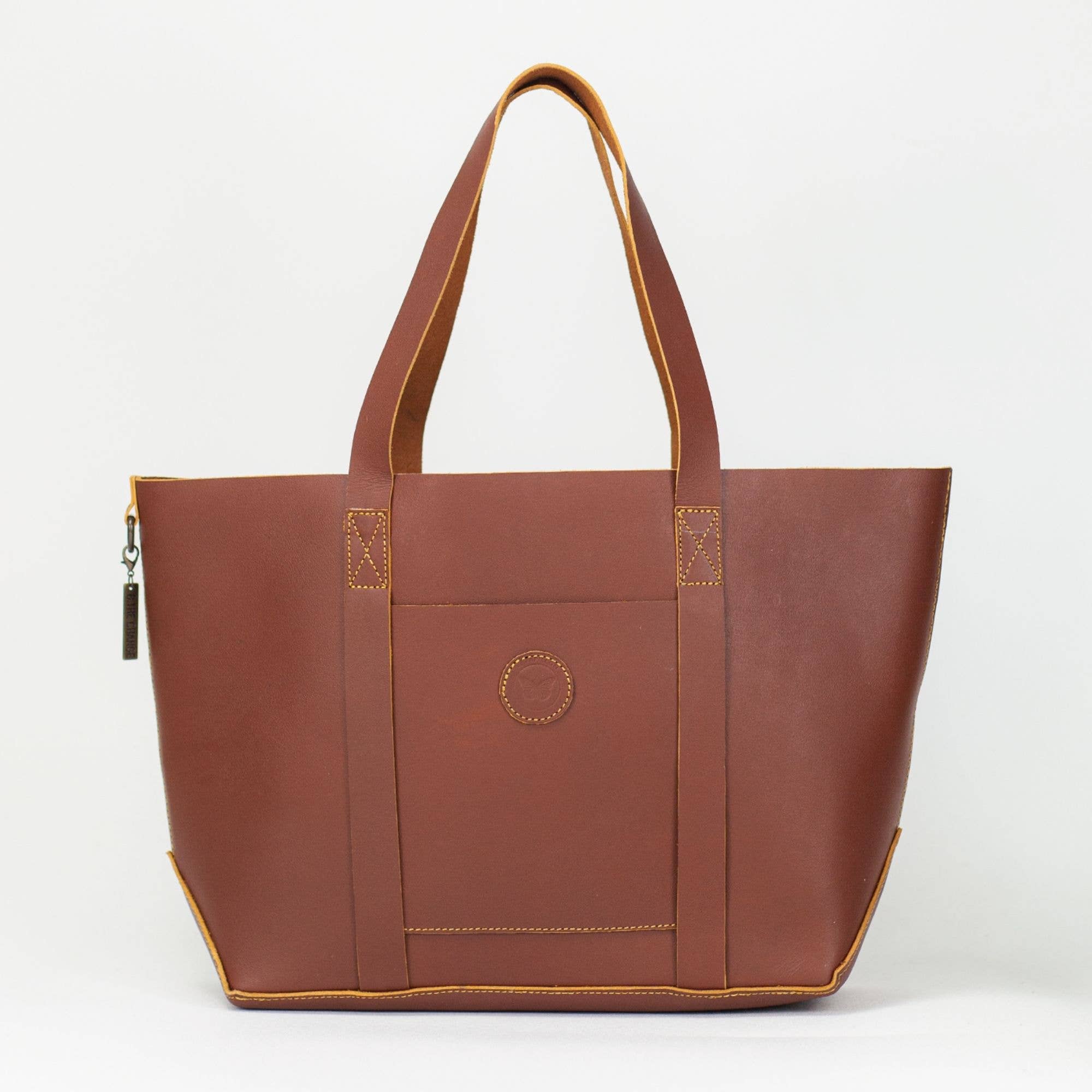 Capri Natural Leather Shoulder Bag – Le Papillon Shop LLC