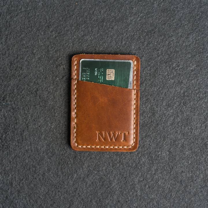 Ox & Pine - Wholesale Wallet - Unisex - Two Pocket Wallet - Personalized Leather Wallet9