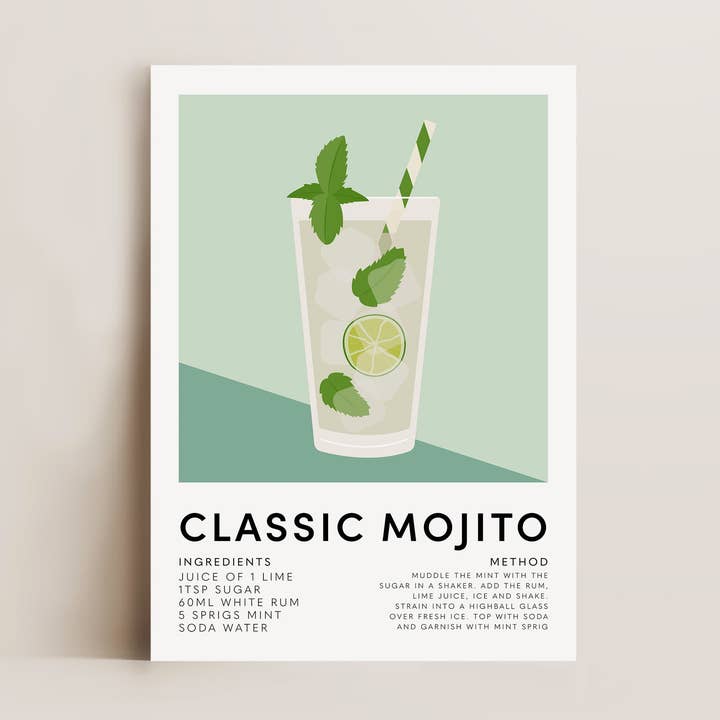 Classic Mojito Print for wholesale by Alluvion