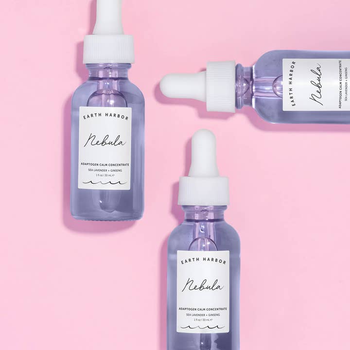 Earth Harbor Naturals - Wholesale Facial Serum/Concentrate - NEBULA Adaptogen Calm Concentrate: Sea Lavender + Ginseng3