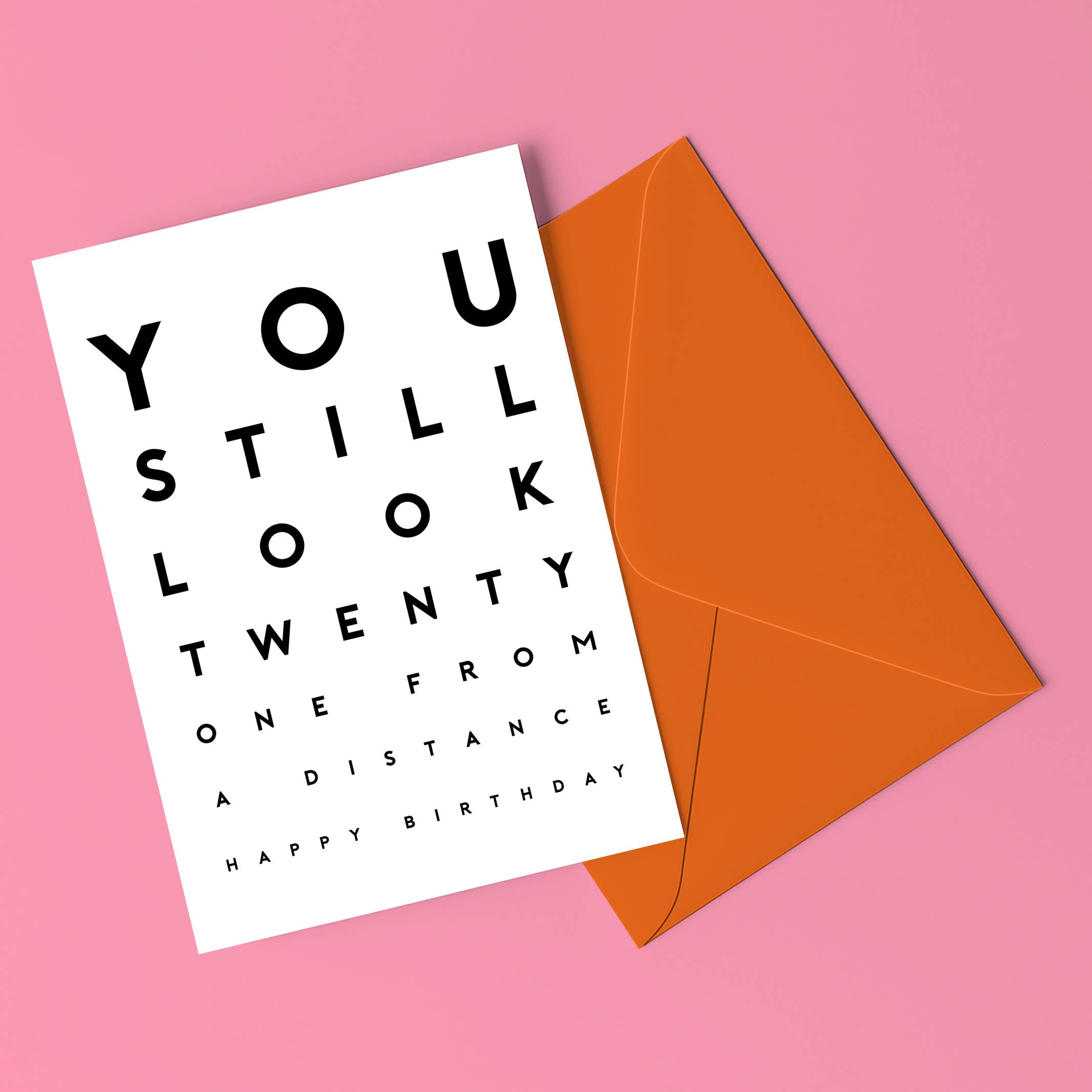 Central 23 Cards - Wholesale Birthday card - YOU STILL LOOK 21 FROM A DISTANCE Funny Birthday Card1