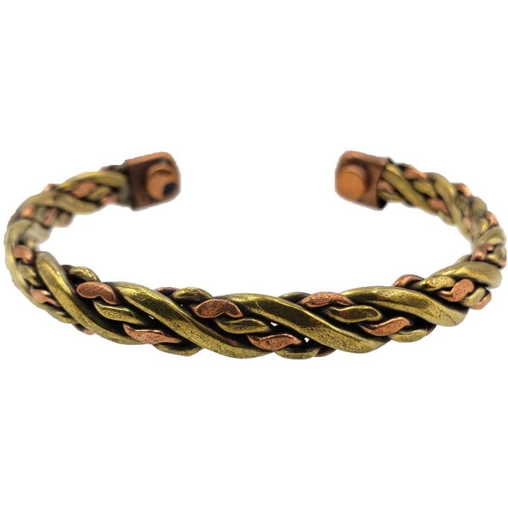 Treasure Jewelry - Wholesale Cuff Bracelet - Pure Copper Magnetic Bracelet Arthritis Pain Therapy5