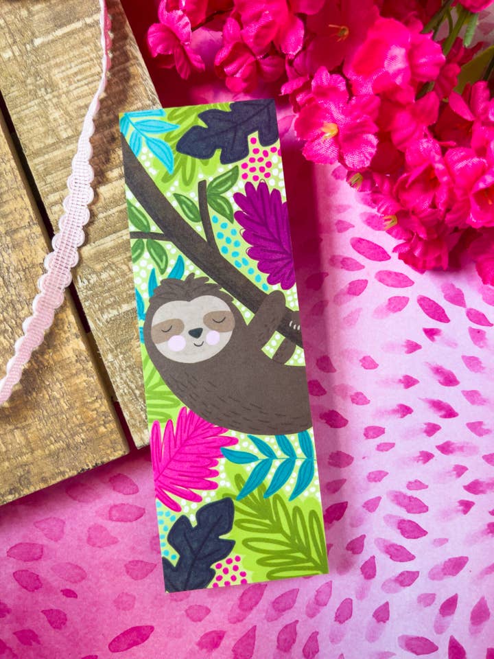 Sloth Bookmark for wholesale by Emily Cromwell Designs