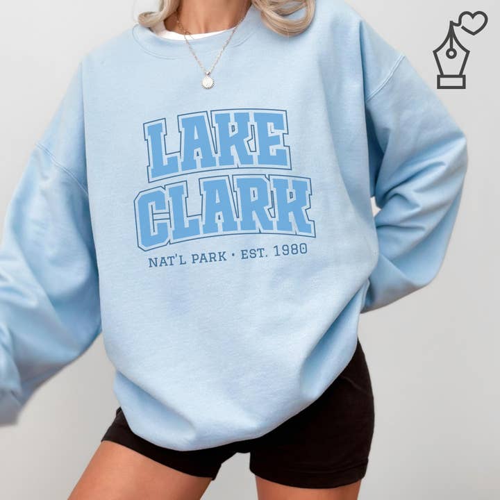 Lake Clark National Park Sweatshirt, NPS Sweater for wholesale by KylieBeth Designs