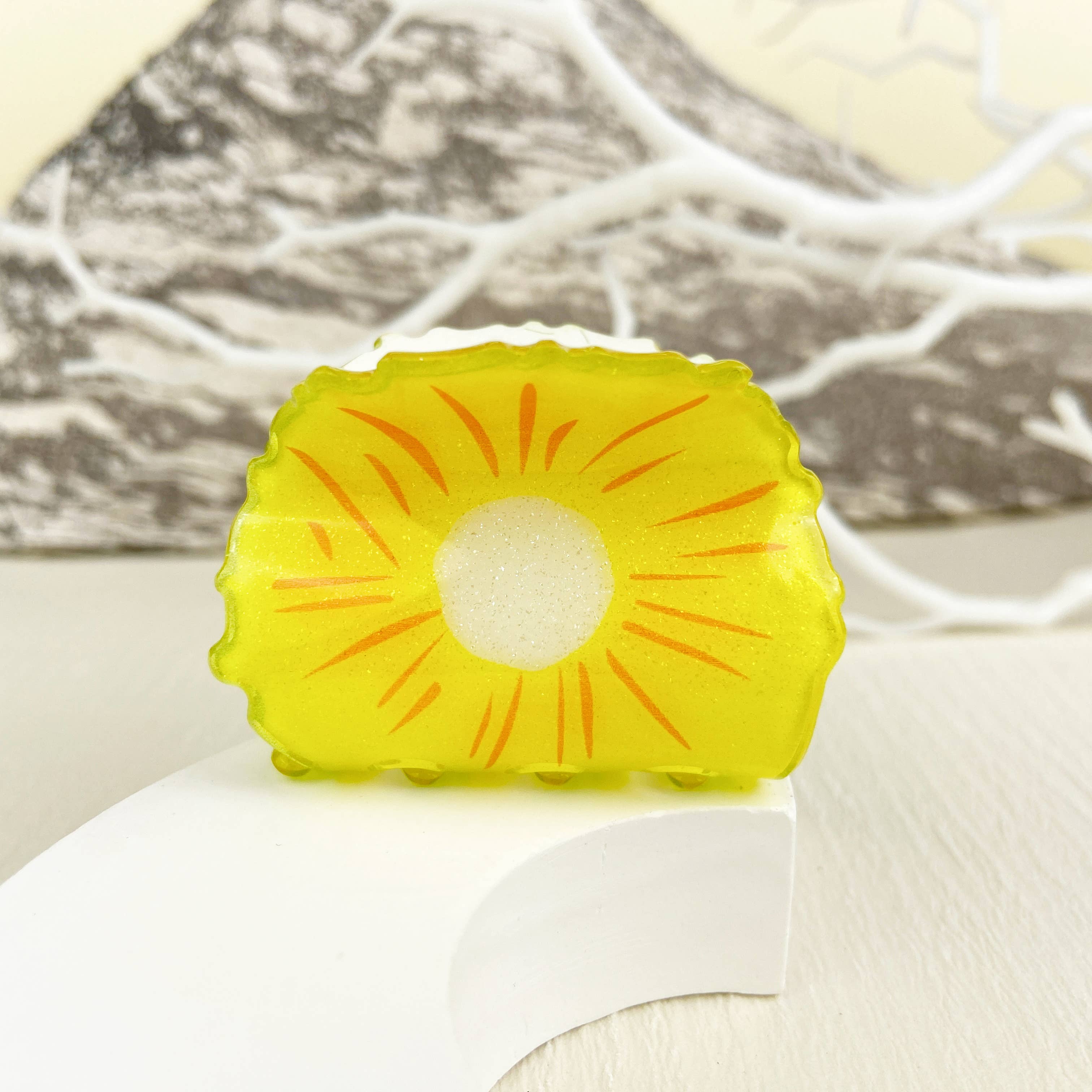 mildstyles – wholesale Hårklämma - Dam – Hårklämma med frukt och regnbågsdesign2