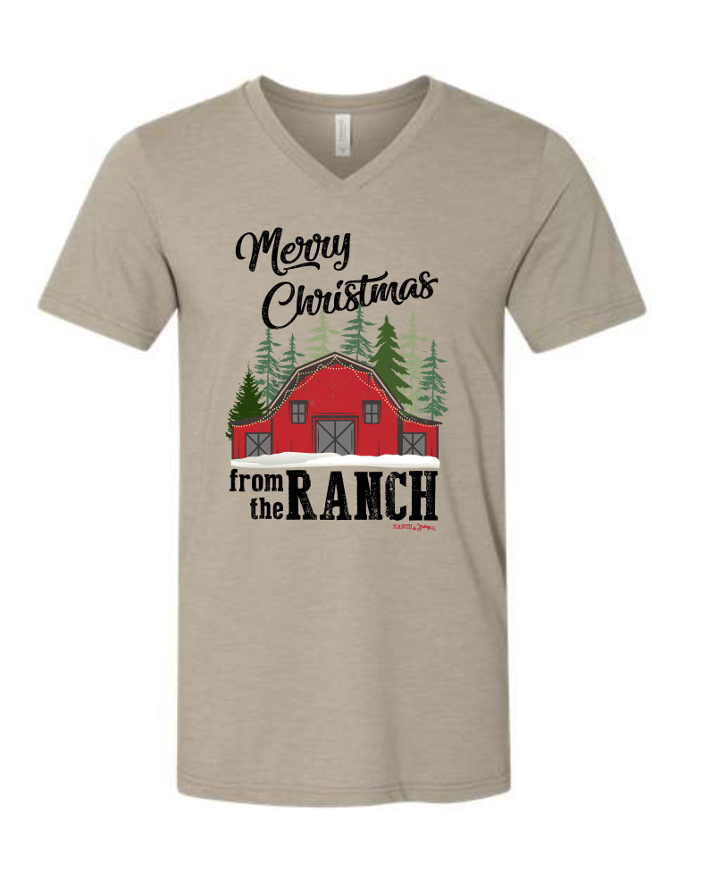 Ranch Swag - Wholesale T-Shirt (Graphic) - Women's - Merry Christmas From The Ranch Graphic T-Shirt3
