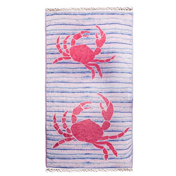 Biggbrands GmbH - Wholesale Beach Towel - Anemoss Crab Peshtemal2