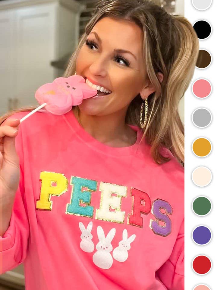 Sugar Stitch - Vente Sweat-shirt – femme - Pull Peeps Ideal en chenille0