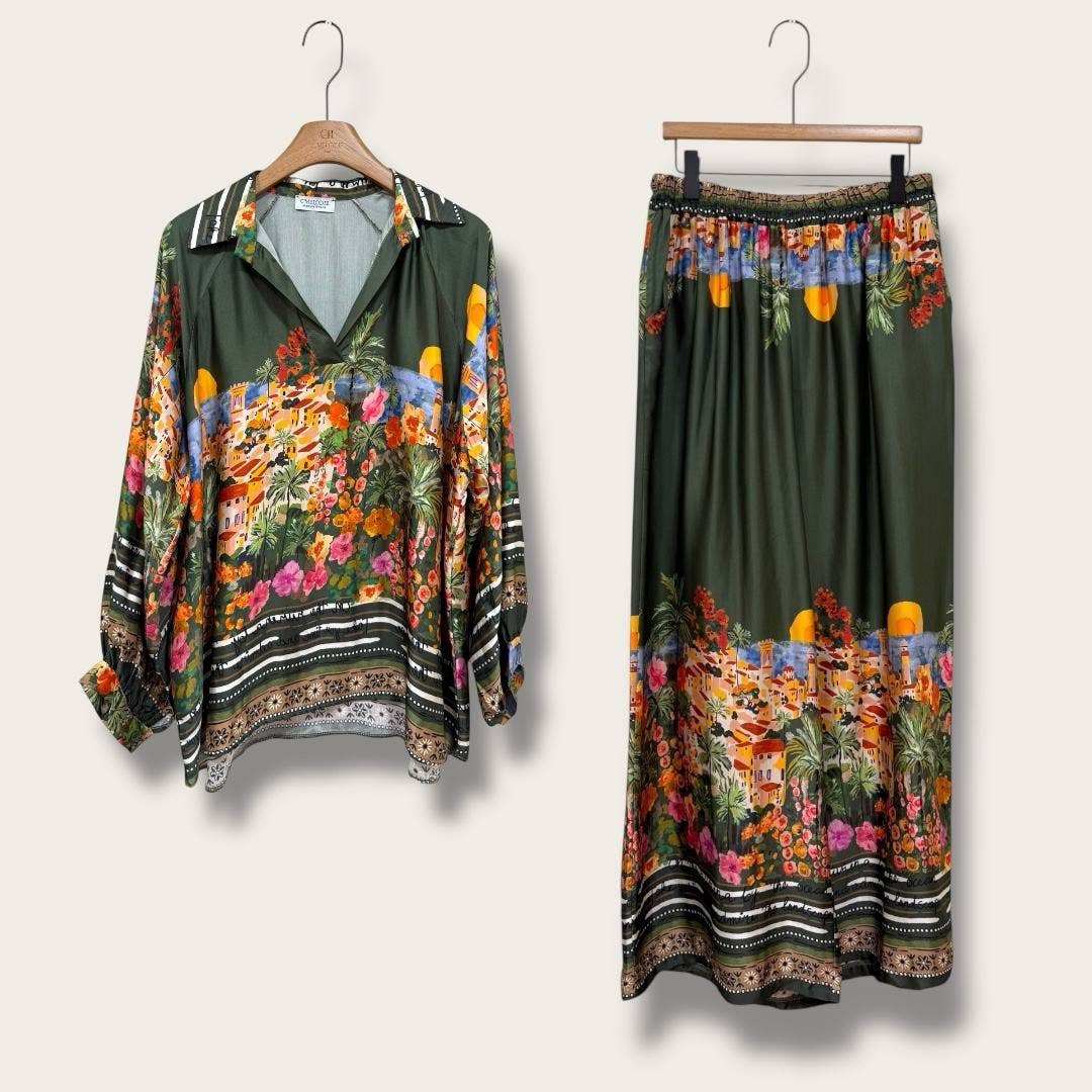 C'MELODIE - Wholesale Top & Pant Set (NOT Loungewear) - Women's - Plus Size Women's Ready-to-Wear Set - SET-82