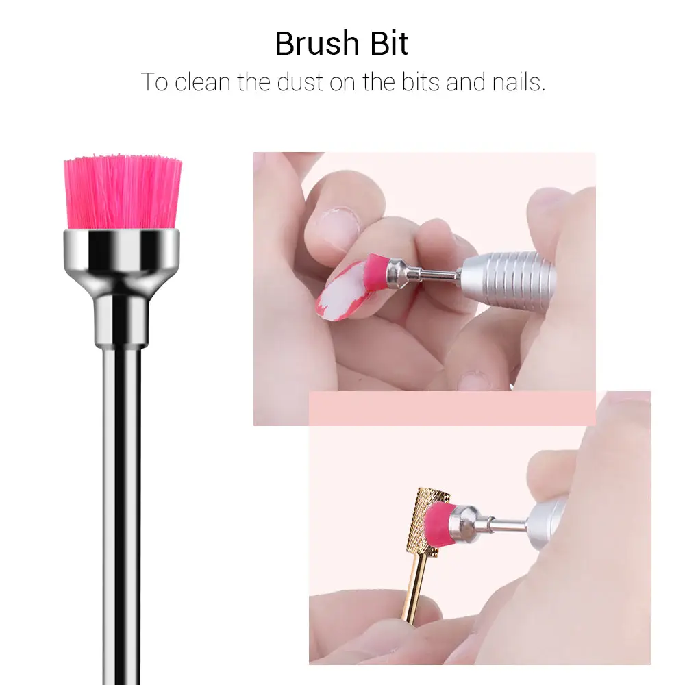 MELODYSUSIE – wholesale Nailcare set – Gold Carbide Nail Drill Bits Set (7Pcs)7