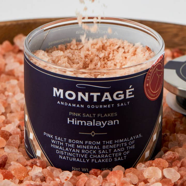 Pink Himalayan Flakes for wholesale by Montagé Andaman Gourmet Salt