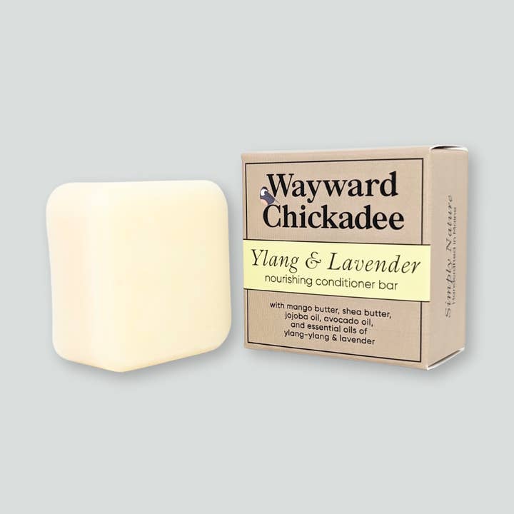 NEW - Ylang & Lavender Nourishing Conditioner Bar for wholesale by Wayward Chickadee