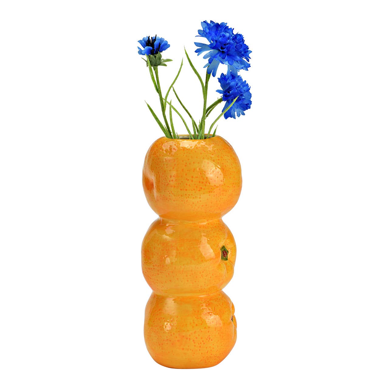 Wurm – Vaso por atacado – Vaso Laranja de cerâmica, Laranja (L/A/P) 9x22x9cm1