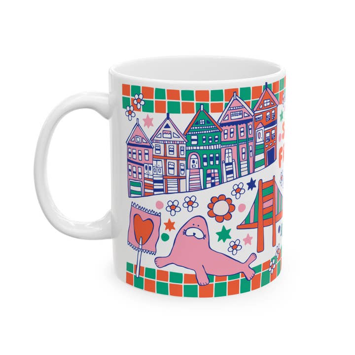 LOLALA - Your California Happiness Market 💛 - Wholesale Coffee Mug - San Francisco - Coffee Mug (11oz)