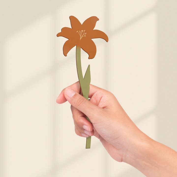 Lily Wooden Flower for wholesale by P. Graham Dunn