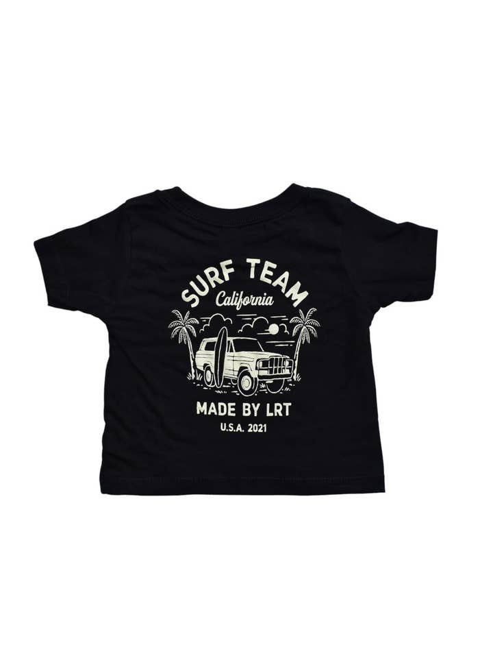 Black Boys Clothes The Surf Team Tee - USA made for wholesale on Faire