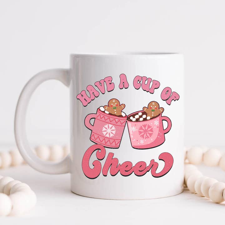 Tasse à café Joyful Christmas Season, décoration de Noël pour la vente par Hm Mugs