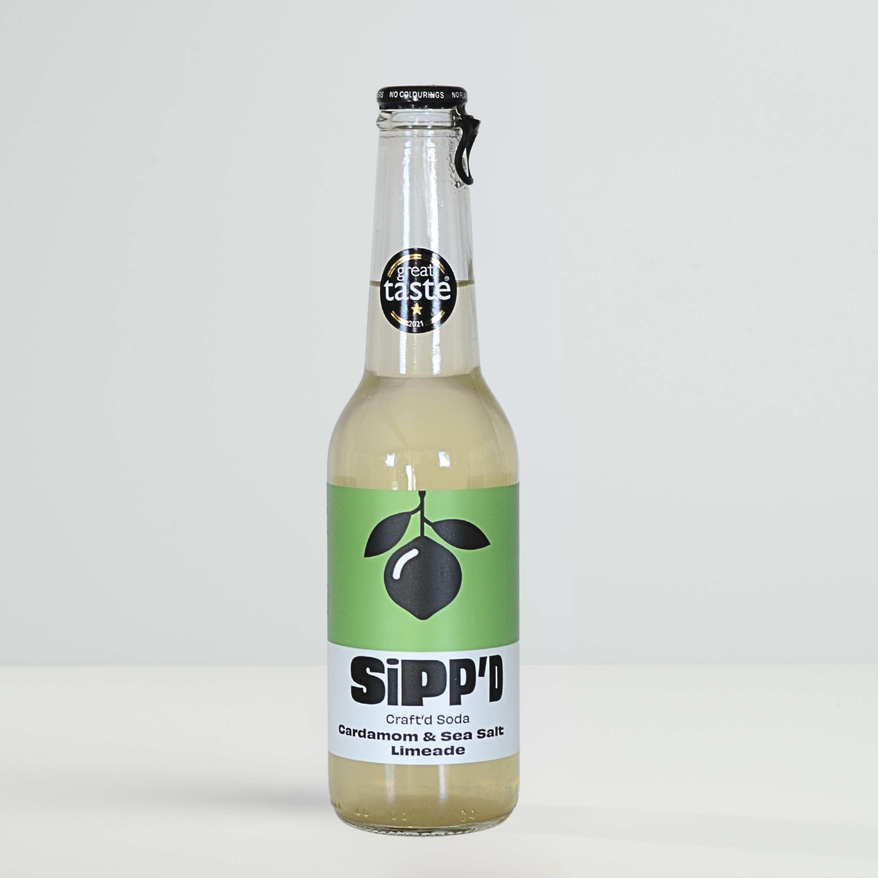 Sipp'd Drinks – wholesale Soda/carbonated drink – Sipp'd - Cardamom & Sea Salt Limeade1